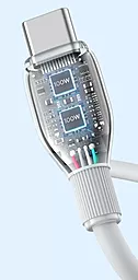 Кабель USB PD Baseus Pudding Series Fast Charging 100w 5a 2m Type-C - Type-C cable white - миниатюра 7