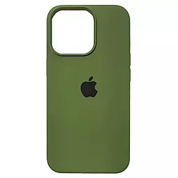 Чохол Silicone Case Full для Apple iPhone 13 Pro Max Army Green