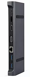 Мультипортовый USB Type-C хаб Cablexpert 9-in-1 hub gray (A-CM-COMBO9-02) - миниатюра 2