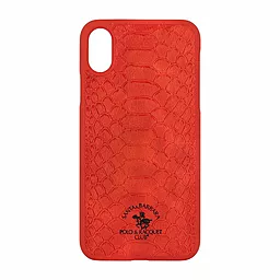 Чехол Polo Knight For iPhone XS Max Red (SB-IP6.5SPKNT-RED)