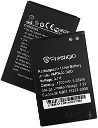 Аккумулятор Prestigio MultiPhone 3400 Duo / PAP3400 DUO (1500 mAh) 12 мес. гарантии - миниатюра 3