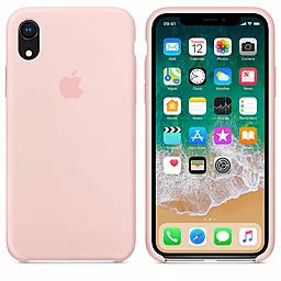 Чехол Silicone Case для Apple iPhone XR Pink