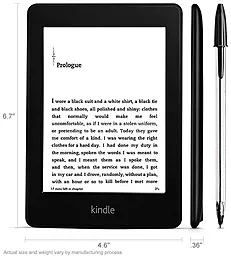 Электронная книга Amazon Kindle Paperwhite 6th Gen. Black (Refurbished) - миниатюра 2
