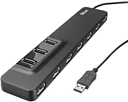 USB-A хаб Trust Oila 10port port USB 2.0 Hub (20575)
