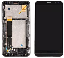 Дисплей Asus ZenFone Go ZB551KL (X013D, X013DC, X013DA, X013DB) с тачскрином и рамкой, Black