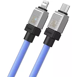 Кабель USB PD Baseus CoolPlay Series 20w 3a USB Type-C - Lightning cable Blue (CAKW000003) - миниатюра 2