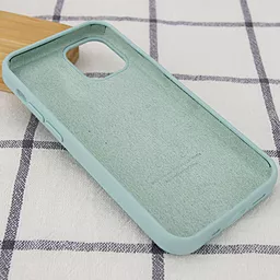 Чехол Silicone Case Full для Apple iPhone 13 Pro Max Turquoise - миниатюра 3