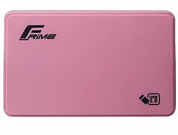 Кишеня для HDD Frime SATA 2.5" USB 2.0 Plastic Pink (FHE12.25U20)