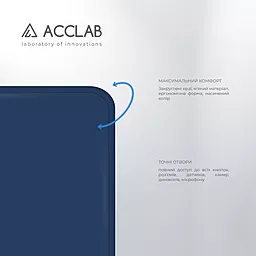 Чехол ACCLAB SoftShell для Samsung Galaxy A13 4G Blue - миниатюра 3