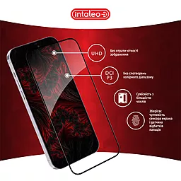 Защитное стекло Intaleo Full Glue для Apple iPhone 14 Pro Max  Черный (1283126542107) - миниатюра 4