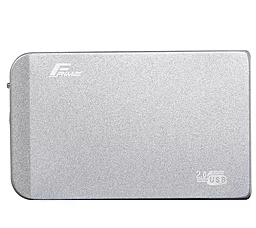 Карман для HDD Frime SATA HDD/SSD 2.5" USB 2.0 Metal (FHE61.25U20) Silver - миниатюра 2