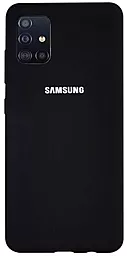 Чохол 1TOUCH Silicone Case Full Samsung A515 Galaxy A51  Black