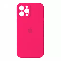 Чехол Silicone Case Full Camera для Apple IPhone 14 Pro hot pink