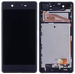 Дисплей Sony Xperia X (F5121, F5122) з тачскріном і рамкою, оригінал, Grey