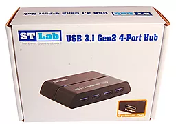 Мультипортовый USB Type-C хаб ST-Lab Gen2 Power Adapter 5W/2A Black (U-1690) - миниатюра 5
