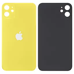 Задняя крышка корпуса Apple iPhone 11 (small hole) Yellow - миниатюра 2