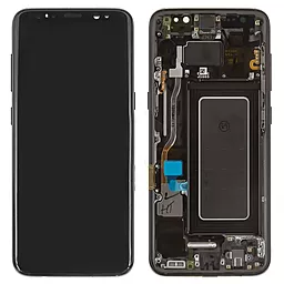 Дисплей Samsung Galaxy S8 G950 з тачскріном і рамкою, original PRC, Black