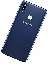 Задняя крышка корпуса Samsung Galaxy A10S 2019 A107 со стеклом камеры Original Blue - миниатюра 2