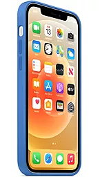 Чехол Silicone Case Full для Apple iPhone 12, iPhone 12 Pro Capri Blue - миниатюра 2