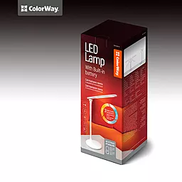 Настольная LED лампа ColorWay CW-DL02B-W - миниатюра 16