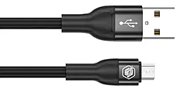 Кабель USB Powermax Silicat 2.4A micro USB Cable Black - миниатюра 5