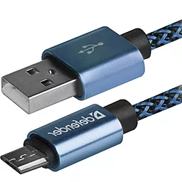 USB Кабель Defender USB08-03T micro USB Cable Blue