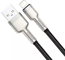 Кабель USB Baseus Cafule Series Metal 2.4A Lightning Cable Black (CALJK-A01) - миниатюра 2