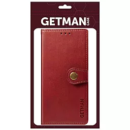 Чехол GETMAN Gallant (PU) для Motorola Edge 40 Red - миниатюра 4