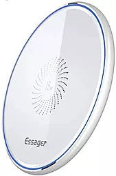 Беспроводное (индукционное) зарядное устройство Essager 15W Mirrow Desktop Qi Magnetic Wireless Phone Charger White (EWXZMX-JMB02)