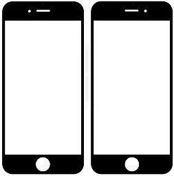 Корпусное стекло дисплея Apple iPhone 6 (original) Black