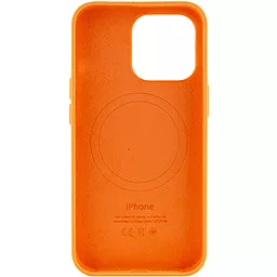 Чехол Apple Silicone Case Full with MagSafe and SplashScreen для Apple iPhone 13 Pro Max  Marigold - миниатюра 4