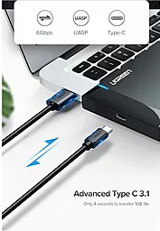 Карман для HDD Ugreen US221 USB-C 2.5" SATA III Hard Drive Enclosure 2.5" USB (50743) - миниатюра 3