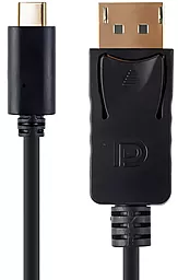Видеокабель Cablexpert USB Type-C - DisplayPort v1.2 4k 60hz 2m black (A-CM-DPM-01)
