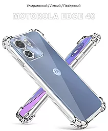 Чехол BeCover Anti-Shock для Motorola Edge 40  Clear (710089)