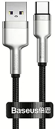 Кабель USB Baseus Cafule Series Metal 66w 6a 0.25m USB Type-C cable black (CAKF000001)