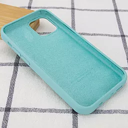 Чехол Silicone Case Full для Apple iPhone 15 Marine Green - миниатюра 3
