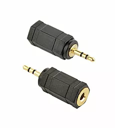 Аудио переходник Cablexpert micro Jack 2.5 mm - mini Jack 3.5 mm M/F black (A-3.5F-2.5M) - миниатюра 3