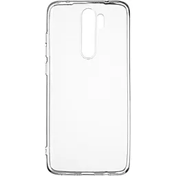 Чехол Silicone Case WS для Xiaomi Redmi Note 8 Pro Transparent