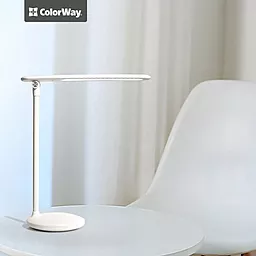 Настольная LED лампа ColorWay CW-DL02B-W - миниатюра 5
