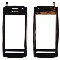 Сенсор (тачскрін) Nokia 600 with frame (original) Black
