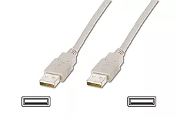 Кабель (шлейф) Atcom USB 2.0 AM/AM  White (16614)