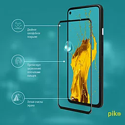 Защитное стекло Piko Full Glue для Samsung Galaxy A03S  Black (1283126515361) - миниатюра 3