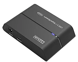 Мультипортовый USB Type-C хаб ST-Lab Gen2 Power Adapter 5W/2A Black (U-1690) - миниатюра 2