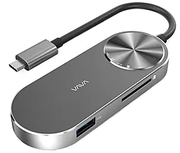 Мультипортовый USB Type-C хаб Vava USB-C -> USB-C/HDMI/Card Reader/USB 3.0 (VA-UC005)