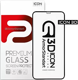 Защитное стекло ArmorStandart Icon 3D Apple iPhone 12, iPhone 12 Pro Black (ARM57192)