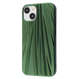 Чехол Wave Gradient Patterns Case для Apple iPhone 14 Green Matte