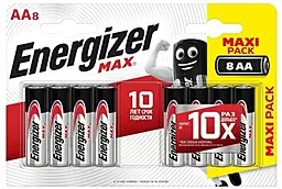 Батарейки Energizer AA MAX 4 + 4 шт 1.5 V