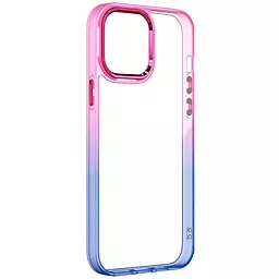 Чохол Epik TPU+PC Fresh sip series для Apple iPhone 14 Plus Рожевий / Синій