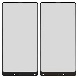 Корпусное стекло дисплея Xiaomi Mi Mix 2, Mi Mix Evo (с OCA пленкой), оригинал, Black
