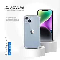 Чехол ACCLAB Shockproof для Apple iPhone 14 Plus Transparent - миниатюра 4